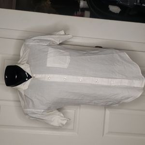 🤯3/$12 Van Heusen Vintage 1960s 1970s Button Down Shirt Size Medium